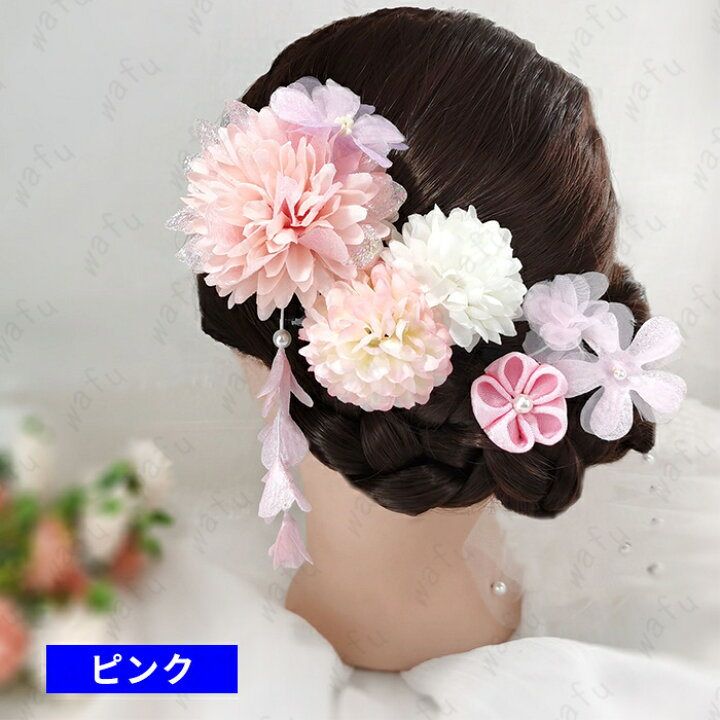 楽天市場】h1#髪飾り 日本国内当日発送 成人式 花 フラワー 振袖 袴 