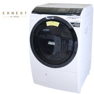 【中古】日立 10kg ドラム式洗濯乾燥機 左開き ホワイト HITACHI ビックドラム BD-SG100EL-W 給水ホース …