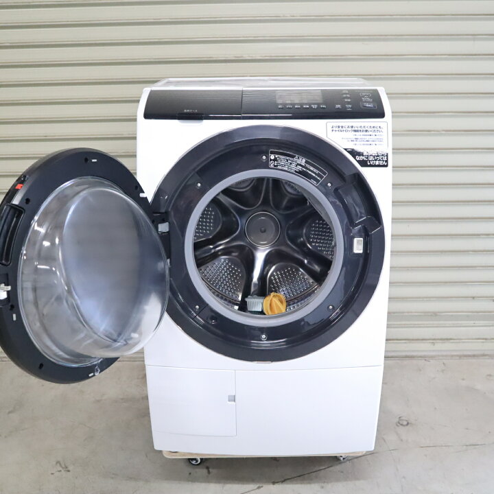 楽天市場】【中古】日立 10kg ドラム式洗濯乾燥機 左開き ホワイト 