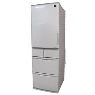 【中古】関東地域限定 SHARP 冷蔵庫 412L 5ドア SJ-W411E-N プラズマクラスター どっちもドア 左右開き対…