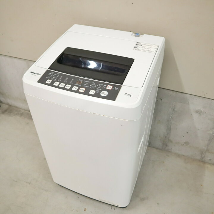 楽天市場】【中古】ハイセンス Hisense 全自動洗濯機 HW-T55C-W 