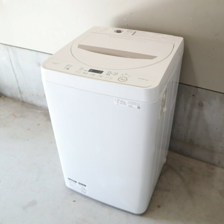 楽天市場】【中古】シャープ 全自動洗濯機 ES-GE4D-C 洗濯容量4.5kg 風 