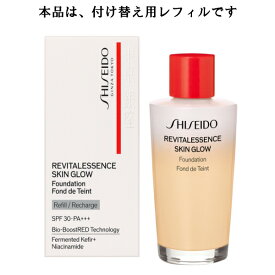 【 refill 】SHISEIDO Makeup 資生堂 メーキャップ エッセンス スキングロウ ファンデーション レフィル 全12色　30mL SPF30・PA+++ 美容液処方ファンデーション Essence SkinGlow Foundation