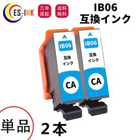 EPSN IB06CL5A 互換インク メガネ エプソンIB06 互換インク IB06CA 2本セット対応機種:PX-S5010 PX-S5010R1 【残量表示/個包装/三年保証】