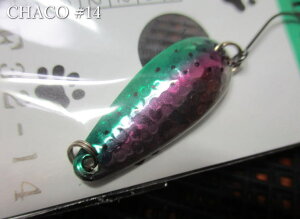 �`���R 4.2g /37mm�@#14 �΃j�W�}�X�@ �@���A���O���[�Y�h���[���o�C�g AnglersDreamBite���@���l�C�e�B�u ���A�[�t�B�b�V���O�p �X�v�[�����@CHACO Spoon 4.2g�@�`�����ȕ\�ʃn���}�[�`�@[�X�v�[�����