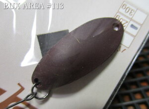 �o�b�N�X [�G���A] 1.5g /23.2mm�@#113���}�z�K���@�@���A���O���[�Y�V�X�e�� Angler'Z System���@���G���A ���A�[�t�B�b�V���O�p �X�v�[�����@BUX AREA Spoon 1.5g�@�`�^�t�̃t�����g���C�h�`�@[�X�v�[��