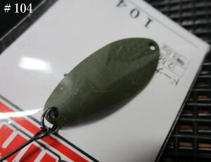 �h�[�i [��100-��600] 1g 20mm�@#104�i���I���[�u�j�@�@���A���O���[�Y�V�X�e�� Angler'Z System���@���G���A ���A�[�t�B�b�V���O�p �X�v�[�����@DOHNA Spoon 1.0g�@�`�����\�ʃn�[�t�n���}�[�`�@[�X�v�[
