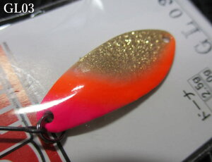 �h�[�i [�O���b�^�[�J���[] 1g /20mm�@#GL03(�I�����W�s���NG����)�@�@���A���O���[�Y�V�X�e�� Angler'Z System���@���G���A ���A�[�t�B�b�V���O�p �X�v�[�����@DOHNA Glitter Color Spoon 1.0g�@�`�����J��