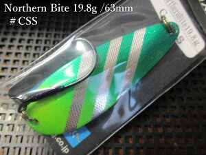 �m�[�U���o�C�g 19.8g /63mm�@��CSS �`���[�g�V���o�[�X�g���C�v�@�@���A�[�g�t�B�b�V���O ArtFishing���@���l�C�e�B�u ���A�[�t�B�b�V���O�p �X�v�[�����@NorthernBite 19.8g�@�`�w�r�[�E�F�C�g�X�v