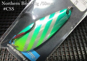 �m�[�U���o�C�g 9.3g /49mm�@#CSS �`���[�g�V���o�[�X�g���C�v�@�@���A�[�g�t�B�b�V���O ArtFishing���@���l�C�e�B�u ���A�[�t�B�b�V���O�p �X�v�[�����@NorthernBite 9.3g�@�`�w�r�[�E�F�C�g�X�v�[��