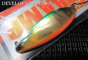 �f�x���b�v [�`�����v] 22g /60mm�@#01 G�O���[���I�����W�z���@�@���t�B�[���h�n���^�[ FIELD HUNTER���@���l�C�e�B�u ���A�[�t�B�b�V���O�p �X�v�[�����@DEVELOP CHAMP 22g�@�`�I�[���g���E�g���f��