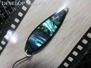 �f�x���b�v �V�F�� [#50�ԃV���[�Y] 3g /32mm �@��63 N�u���b�N�@�@���t�B�[���h�n���^�[ FIELD HUNTER���@���l�C�e�B�u ���A�[�t�B�b�V���O�p���@DEVELOP Shell No.50 Spoon 3g�@[�X�v�[�����ނ��X] -�G