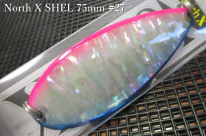 �m�[�XX �V�F�� 45g /75mm�@#27 �u���[/�s���N�@�@���t�B�[���h�n���^�[ FIELD HUNTER���@���T�[������ ���A�[�t�B�b�V���O�p �X�v�[�����@North X Shell 45g�@�`�V�R�A���r�̃T�[����SP�`�@[�X�v�[����
