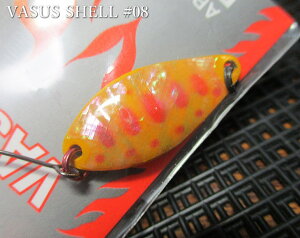 ���@�T�X [�V�F��] 3g /28mm�@#08 �}�X�^�[�h���b�h���}���@�@���t�B�[���h�n���^�[ FIELD HUNTER���@���G���A ���A�[�t�B�b�V���O�p �X�v�[�����@VASUS SHELL Spoon 3g�@�`���Ēނ�\�w���p�B�`�@[�X�v