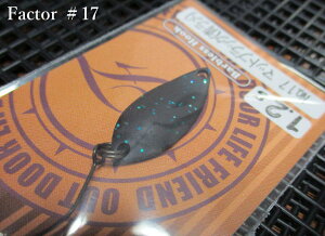 �t�@�N�^�[ 1.8g /23mm�@#17(�}�b�g�u���b�N����)�@�@���t�H���X�g FOREST���@���G���A ���A�[�t�B�b�V���O�p �X�v�[�����@Factor Spoon 1.8g�@�`MIU��PAL�̊Ԃ��`�@[�X�v�[�����ނ��X] -�G�X�v�[