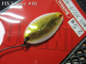 �t�B�b�N�X [�C���p�N�g] 2g /22mm�@#5.�J�E���^�[�z���C�g2�@�@���t�H���X�g FOREST���@���G���A ���A�[�t�B�b�V���O�p �X�v�[�����@FIX Impact Spoon 2.0g�@�`���C�h���[�����f�g���`�@[�X�v�[����