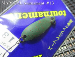 �}�[�V���� �g�[�i�����g [�^�C�v1] 0.9g /24mm�@#13���X�O���[���i���b�h�����j�@�@���t�H���X�g FOREST���@���G���A ���A�[�t�B�b�V���O�p �X�v�[�����@MARSHAL TOURNAMENT Type1 Spoon 0.9g�@�`�g�[�i��