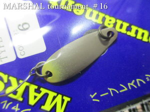 �}�[�V���� �g�[�i�����g [�^�C�v1] 0.9g /24mm�@#16�}�����@�@���t�H���X�g FOREST���@���G���A ���A�[�t�B�b�V���O�p �X�v�[�����@MARSHAL TOURNAMENT Type1 Spoon 0.9g�@�`�g�[�i�����g�d�l�`