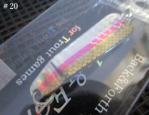�o�b�N&�t�H�[�X 4g /37mm�@#20 ���J�T�M(S)�@�@���X�~�X SMITH���@���l�C�e�B�u ���A�[�t�B�b�V���O�p �X�v�[�����@Back & Forth Spoon 4g�@�`�r�J���A���Ǝ��ޖ@�`�@[�X�v�[�����ނ��X] -�G�X�v