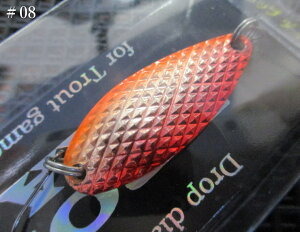 �h���b�v�_�C�� 5.5g /42mm�@#08 RDO(S)�@�@���X�~�X SMITH���@���l�C�e�B�u ���A�[�t�B�b�V���O�p �X�v�[�����@DROP DIA Spoon 5.5g�@�`�L���L�������ˁ`�@[�X�v�[�����ނ��X] -�G�X�v�[��-