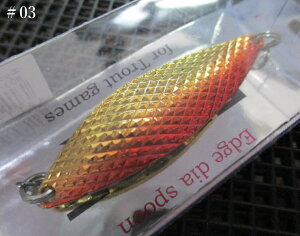 �G�b�W�_�C�� 6.5g /55mm�@#03 �ԋ�(G)�@�@���X�~�X SMITH���@���l�C�e�B�u ���A�[�t�B�b�V���O�p �X�v�[�����@EDGE DIA Spoon 6.5g�@�`SLIM�ȃ_�C�A�J�b�g�`�@[�X�v�[�����ނ��X] -�G�X�v�[��-