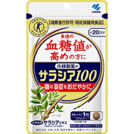 【特定保健用食品】小林製薬 サラシア100　60粒（20日分）