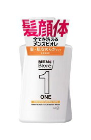 MEN’S Biore メンズビオレ ONE オールインワン全身洗浄料 髪・肌なめらかタイプ 本体　480mL