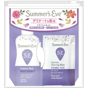 サマーズイブ トラベルセット(ボディウォッシュ59mL+ウエットシート3枚入)