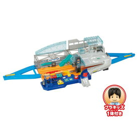 【7/18限定! 楽天会員なら最大P4倍】プラレール レバーでアクション＆サウンド！ビッグステーション トミカ 車 駅 コントロール 大型駅 改札 ホームドア サウンド 音 大容量 大型 連結 レバステ プラキッズ トミカタウン おもちゃ こども 子供 男の子 電車 3歳