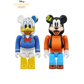 【11/14〜16期間限定! 対象商品P20倍!!】BE＠RBRICK DONALD DUCK ＆ GOOFY 2PCS SET (フィギュア)