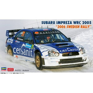 【11/1限定! 最大P6倍 & 最大2000円OFFクーポン!!】1/24 スバル インプレッサ WRC 2005 ’2006 スウェディッシュ ラリー’ 【20707】 (プラモデル)