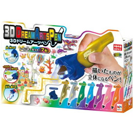 3Dドリームアーツペン レインボーセット(7色)おもちゃ こども 子供 女の子 ままごと ごっこ 作る