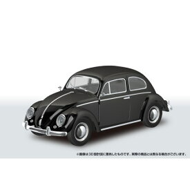 楽プラ スナップキット 1／32 フォルクスワーゲン ビートル(ブラック) 【20-BK】 (プラモデル)