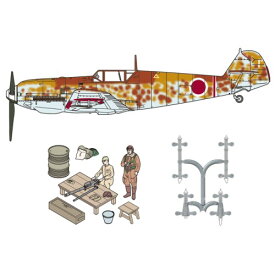1／48 メッサーシュミット Bf 109 E-7 日本陸軍 w／整備情景セット2 (パイロット＆整備兵フィギュア＆ナノ・アヴィエーションシートベルト＋タミヤ製飛行機) 【48995】 (プラモデル)おもちゃ プラモデル