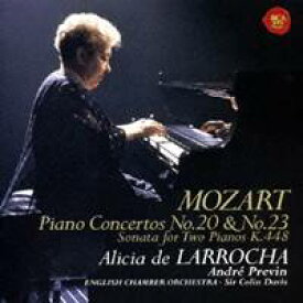 アリシア・デ・ラローチャ／モーツァルト：ピアノ協奏曲第20番＆第23番 2台のピアノのためのソナタ 【CD】