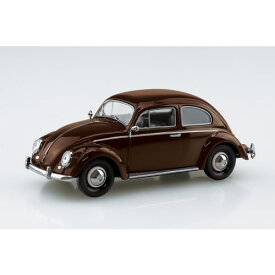 楽プラ スナップキット 1／32 フォルクスワーゲン ビートル(テキサスブラウン) 【20-TB】 (プラモデル)