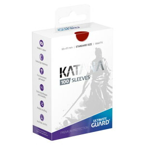 UltimateGuard KATANA Sleeves Standard Size Red (100)�������� ���ǂ� �q��