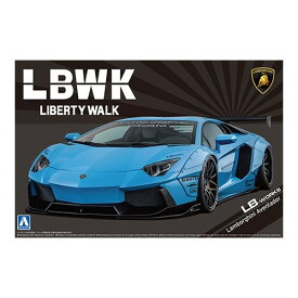 アオシマ LBワークス ランボルギーニ アヴェンタドール Ver.1 1／24 【リバティーウォーク 17】 (プラモデル)
