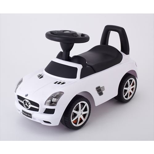 乗用メルセデスベンツ SLS AMG ホワイト 使い勝手の良い おもちゃ 低価格化 こども 3歳 ベビー 知育 勉強 子供