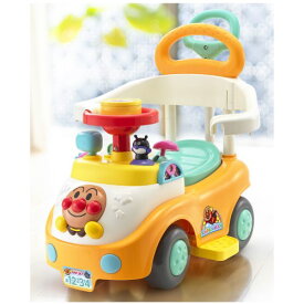 【3/5限定! 1000円OFFクーポン(条件有)】【ラッピング対象外】アンパンマンといっしょにドライブ！ 3STEPよくばりビジーカー 押し棒＋ガード付き 知育玩具 あんぱんまん ベビー向け 子育て おもちゃ こども 子供 知育 勉強 0歳10ヶ月