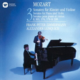 フランク・ペーター・ツィンマーマン／モーツァルト：ヴァイオリン・ソナタ K305、376、378＆380 【CD】
