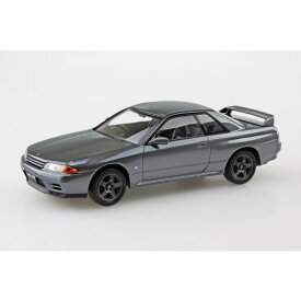 楽プラ スナップキット 1／32 ニッサン R32 スカイライン GT-R(ガングレーメタリック) 【14-GG】 (プラモデル)