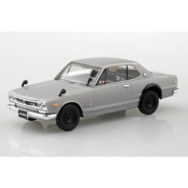 楽プラ スナップキット 1／32 ニッサン C10 スカイライン 2000GT-R(シルバー) 【16-SV】 (プラモデル)