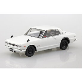 楽プラ スナップキット 1／32 ニッサン C10 スカイライン 2000GT-R(ホワイト) 【16-WH】 (プラモデル)