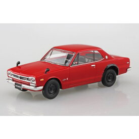 楽プラ スナップキット 1／32 ニッサン C10 スカイライン 2000GT-R(レッド) 【16-RD】 (プラモデル)