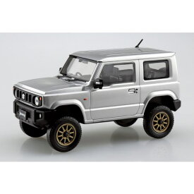 楽プラ スナップキット 1／32 スズキ JB64 ジムニー カスタムホイール(シルキーシルバーメタリック) 【09CU-SS】 (プラモデル)