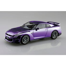 楽プラ スナップキット 1／32 ニッサン R35 NISSAN GT-R 2024 カスタムホイール(メタリックパープル) 【03CU-MP】 (プラモデル)