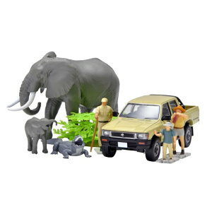 【11/1限定! 最大P6倍 & 最大2000円OFFクーポン!!】トミカリミテッドヴィンテージ NEO 海洋堂×トミカリミテッド ヴィンテージ ジオコレ64#カースナップ29a サファリ2 (トヨタ ハイラックス4WDピッ