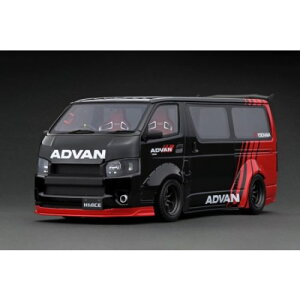 wignition modelx TESED WORKS HIACE Black^Red (1^18 Scale) yIG2805z (~jJ[)