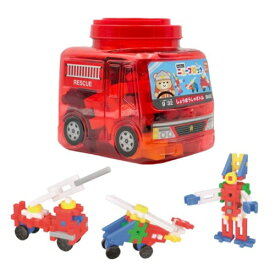 Gakkenニューブロック しょうぼうしゃボトルおもちゃ こども 子供 知育 勉強 2歳